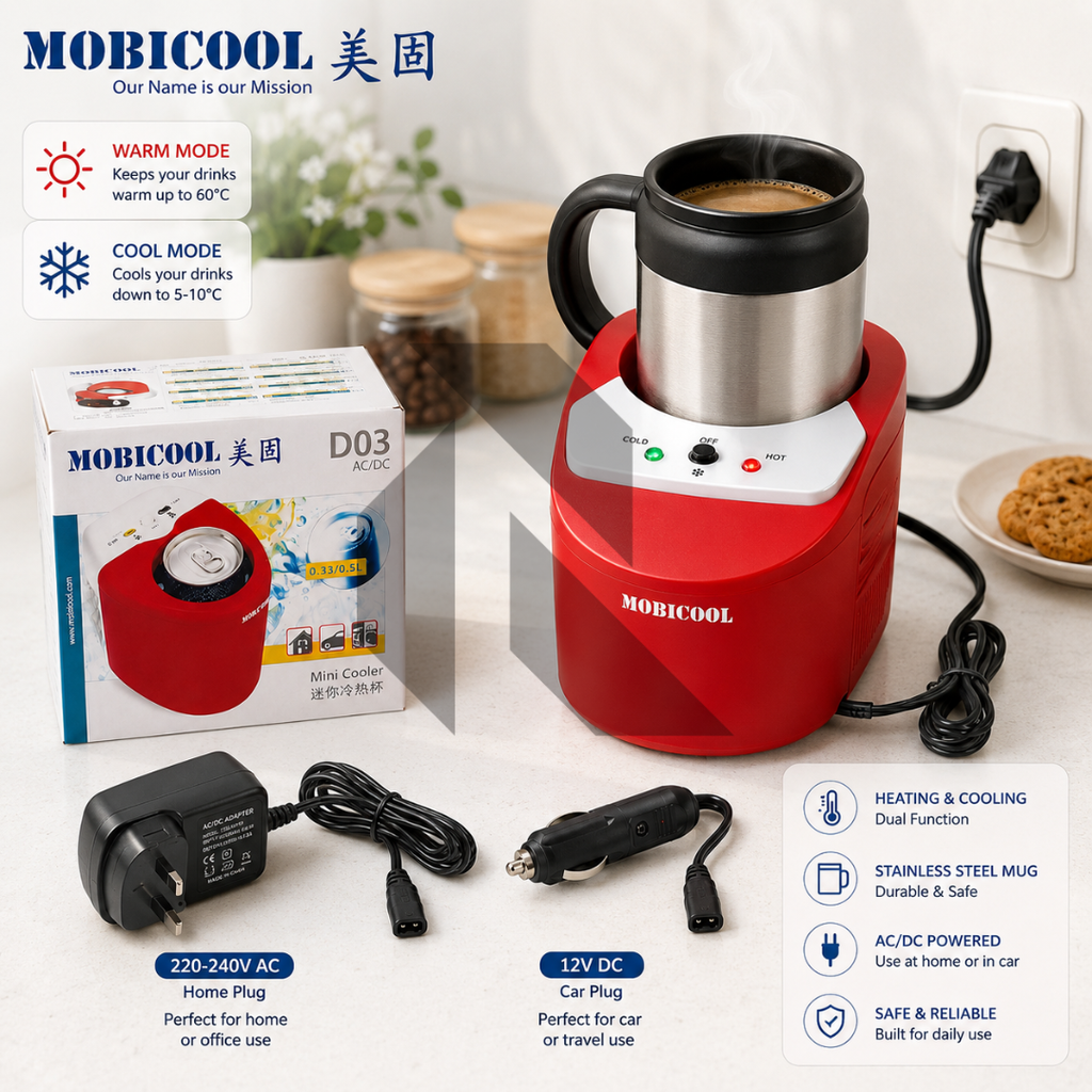 Mobicool D03 Mini Car Cup Cooler & Warmer AC/DC