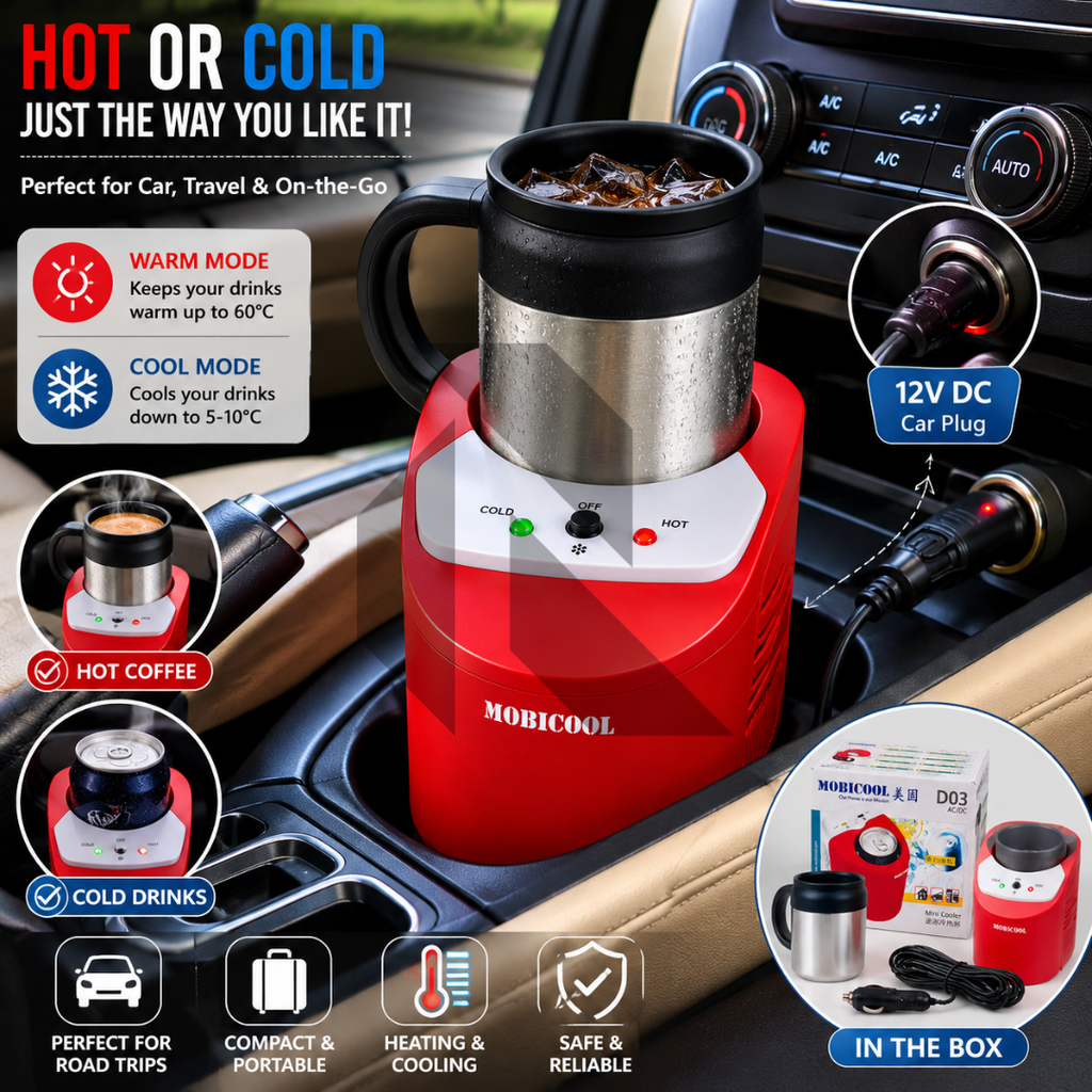 Mobicool D03 Mini Car Cup Cooler & Warmer AC/DC