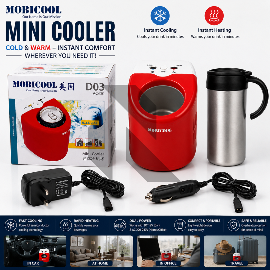 Mobicool D03 Mini Car Cup Cooler & Warmer AC/DC