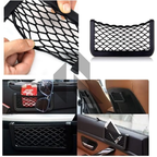 Universal Side Net Pocket Organizer for Car – Elastic Storage Mesh