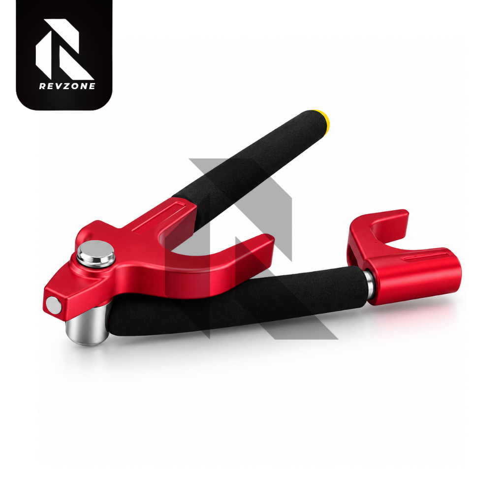 Universal Steering Wheel Lock with 2 Keys – Heavy Duty Anti-Theft Car Security Lock - V8X