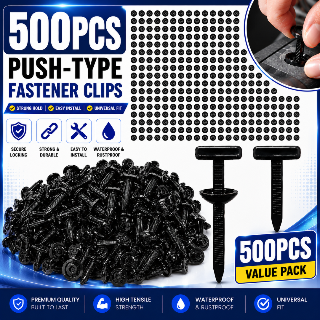Universal Cable Tie Clips – Heavy Duty Nylon Push Mount Fasteners