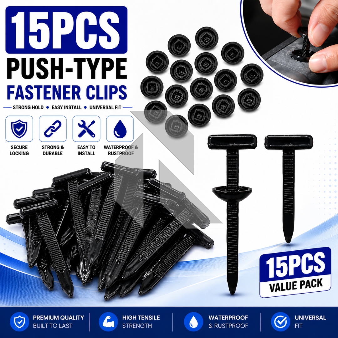 Universal Cable Tie Clips – Heavy Duty Nylon Push Mount Fasteners