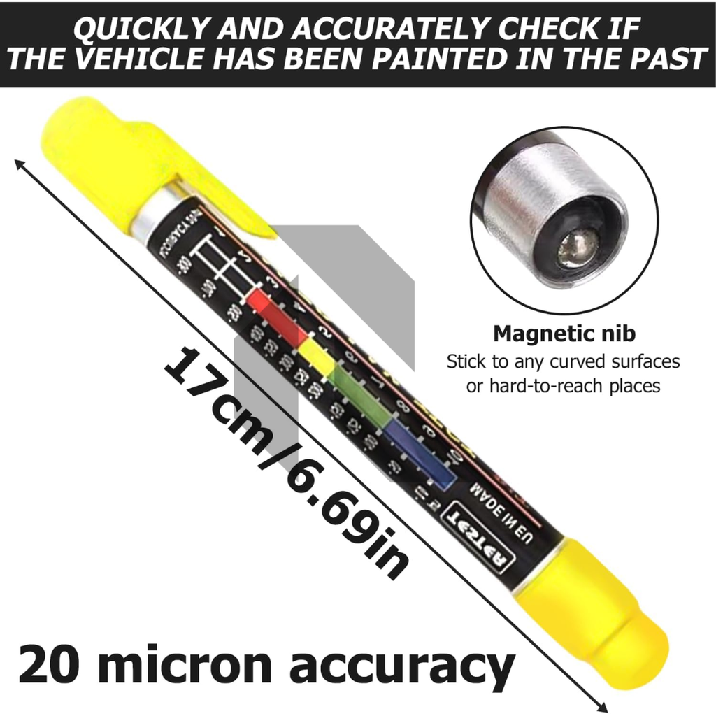Auto Lak Car Paint Tester Pen – Paint Thickness & Accident Damage Checker