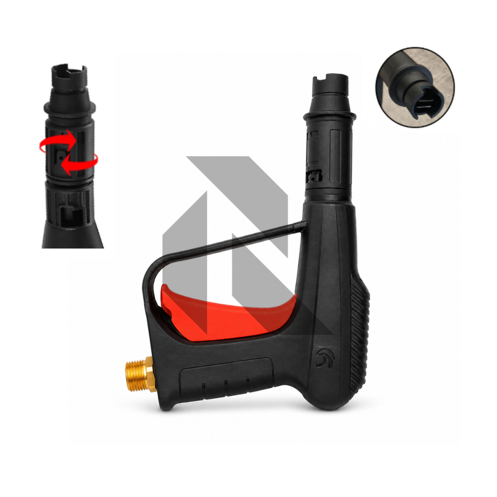 Parkside & Safeer Compatible Pressure Washer Spray Gun with Adjustable Spray Modes