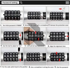Password Steering Wheel Anti-Theft Lock