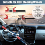 Password Steering Wheel Anti-Theft Lock