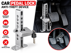 Car Pedal Lock – 8 Holes Adjustable Anti-Theft Security Lock for Clutch & Brake Pedal with Keys