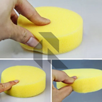 Round Car Waxing Polish Wax Foam Sponge – High Density Scratch-Free Applicator Pad