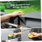 Round Car Waxing Polish Wax Foam Sponge – High Density Scratch-Free Applicator Pad