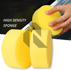 Round Car Waxing Polish Wax Foam Sponge – High Density Scratch-Free Applicator Pad