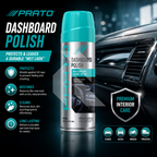 PRATO Dashboard Polish 450ML – Interior Shine & Protection Spray for Dashboard, Plastic & Vinyl