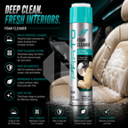 PRATO Foam Cleaner 650ML – Multi-Purpose Interior Cleaner for Car Seats, Dashboard, Carpet