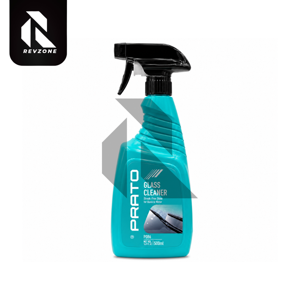 PRATO Glass Cleaner 500ML – Streak-Free Car Glass Cleaner for Windshield, Windows & Mirrors