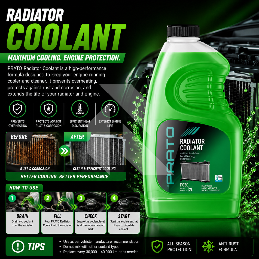 PRATO Green Radiator Coolant 2L