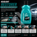 PRATO Headlight Restorer 300ML – Headlight Lens Restoration & Clarity Enhancement Solution