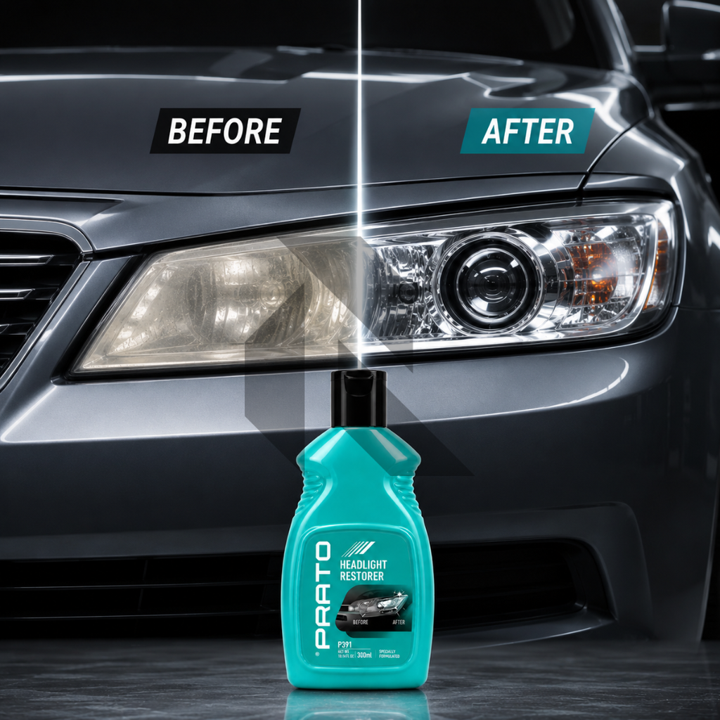 PRATO Headlight Restorer 300ML – Headlight Lens Restoration & Clarity Enhancement Solution