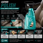 PRATO Leather Polish 500ML – Premium Leather Shine
