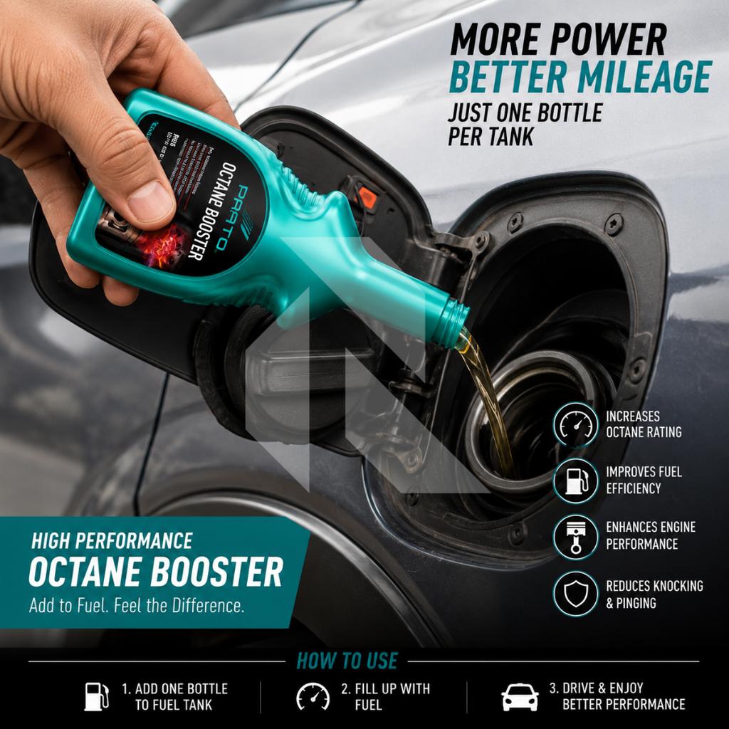 PRATO Octane Booster Fuel Additive – Petrol Engine Performance Enhancer