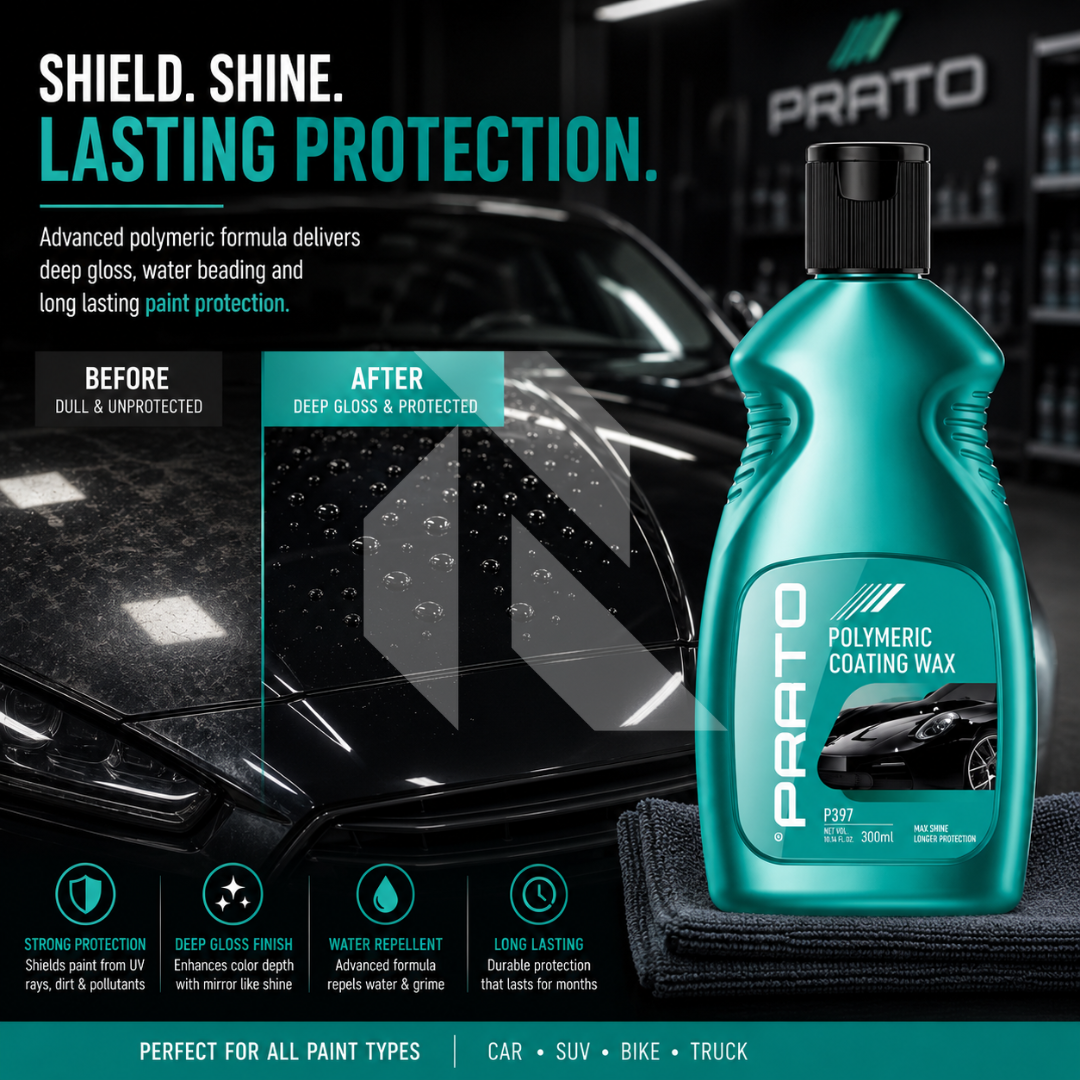 PRATO Polymeric Coating Wax 300ML – Advanced Paint Protection Coating Wax