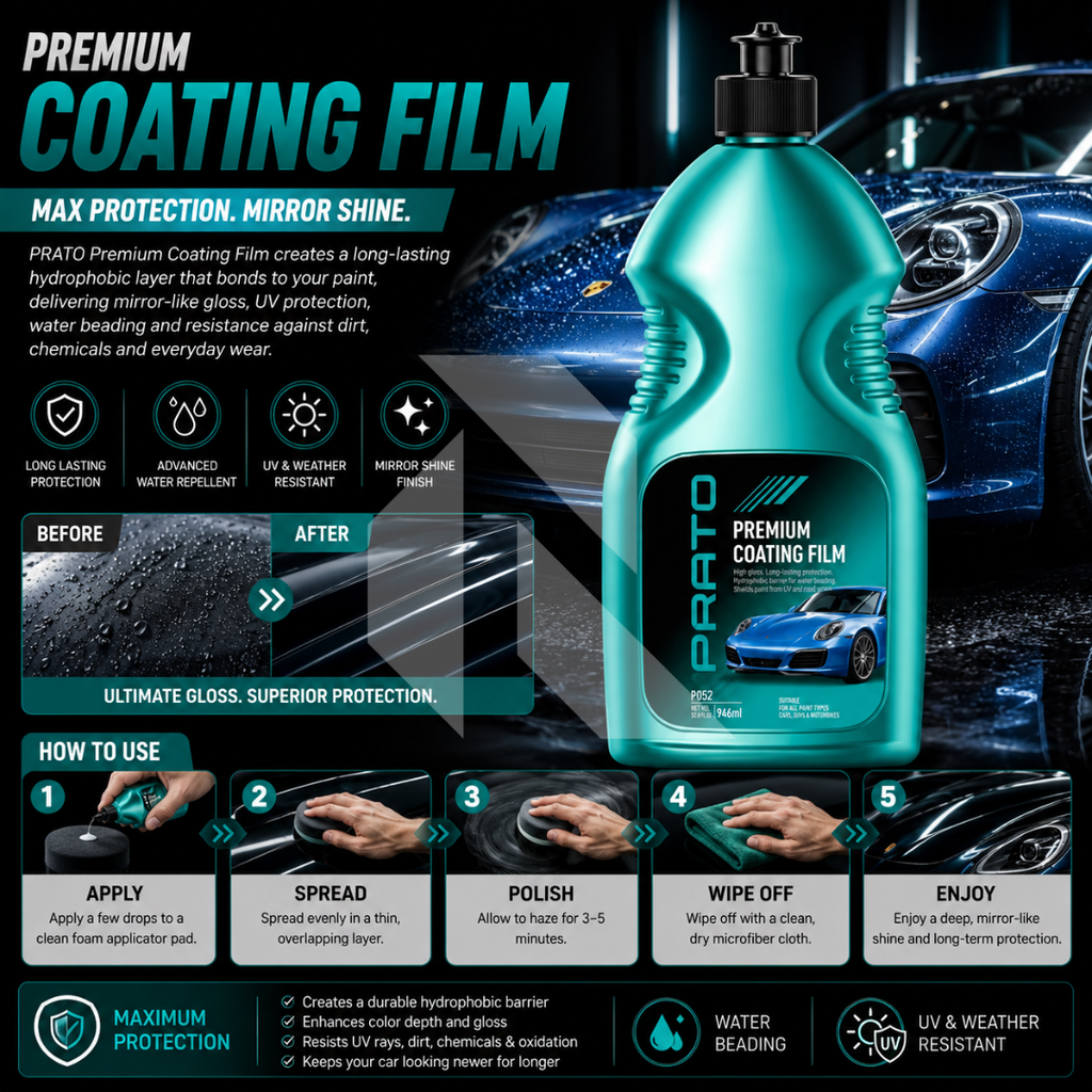 PRATO Premium Coating Film 946ML – Paint Protection Coating