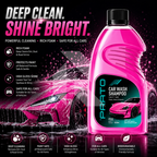 PRATO Car Wash Shampoo 500ML – High Foam Car Cleaning Shampoo for Deep Clean & Glossy Finish