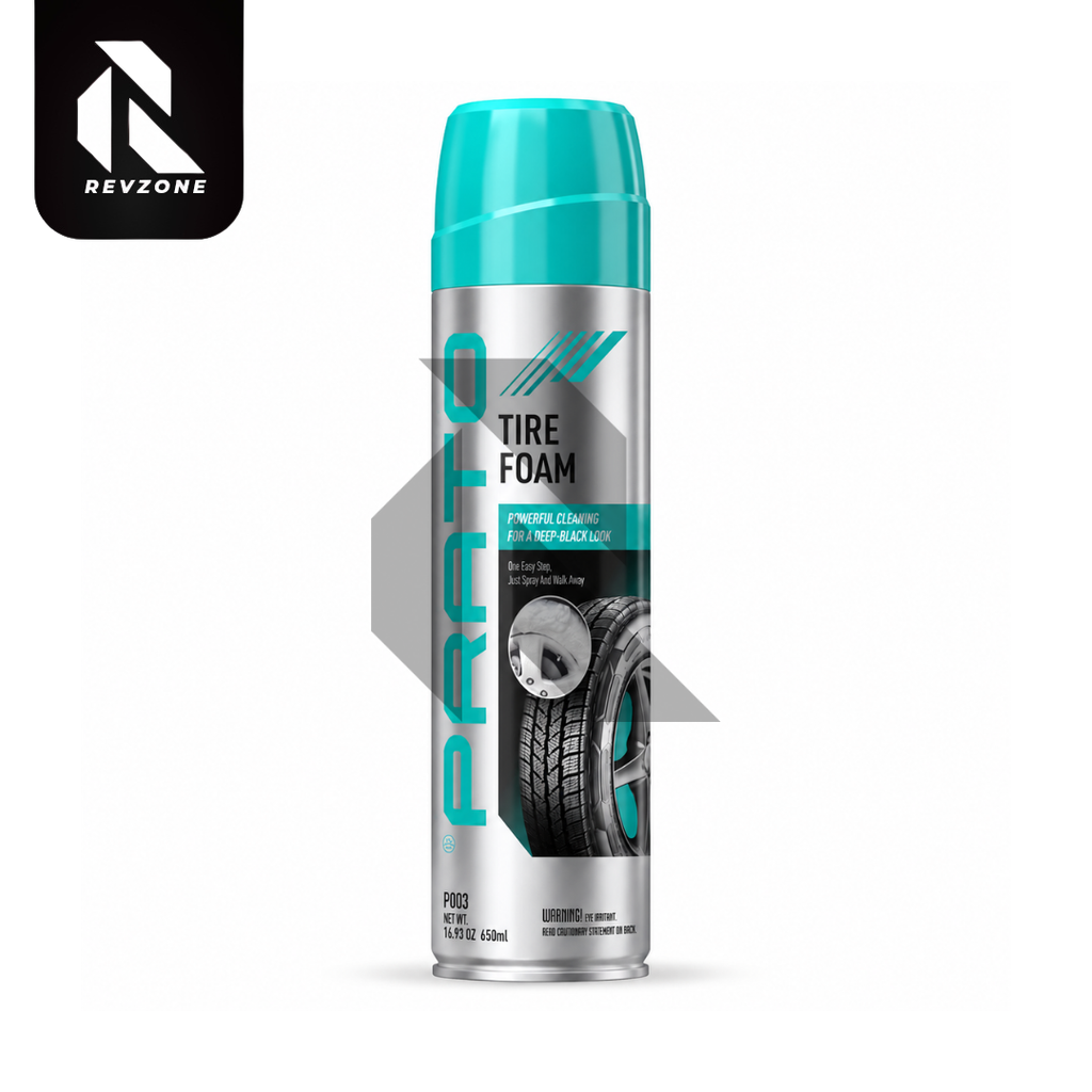 PRATO Tire Foam 650ml – Instant Tire Cleaner
