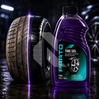 PRATO Tire Gel 500ML – High Gloss Tire Shine & Rubber Protection Gel for Deep Black Finish