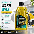 PRATO Wash & Wax 500ML – High Foam Car Wash Shampoo with Wax for Shine & Protection