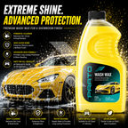 PRATO Wash & Wax 2L – Car Wash Shampoo with Wax for Deep Cleaning & Brilliant Shine