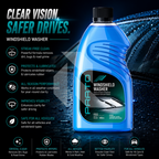 PRATO Windshield Washer 500ML – Car Glass Cleaner & Wiper-Friendly Windshield Cleaning Fluid