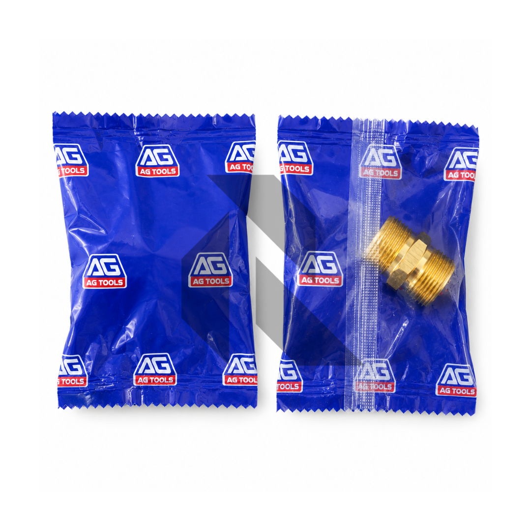 Pressure Washer Pipe Extension Connector M22-15mm – Brass Hose Joiner for Pressure Washer Hoses Secondary image