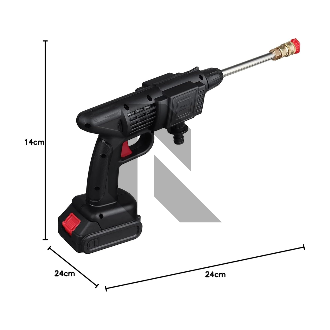 24V Double Battery Cordless Pressure Washer – Portable High Pressure Washer with Free 100ml Shampoo Secondary image