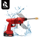 24V Double Battery Cordless Pressure Washer – Portable High Pressure Washer with Free 100ml Shampoo