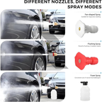 24V Double Battery Cordless Pressure Washer – Portable High Pressure Washer with Free 100ml Shampoo