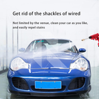 24V Double Battery Cordless Pressure Washer – Portable High Pressure Washer with Free 100ml Shampoo