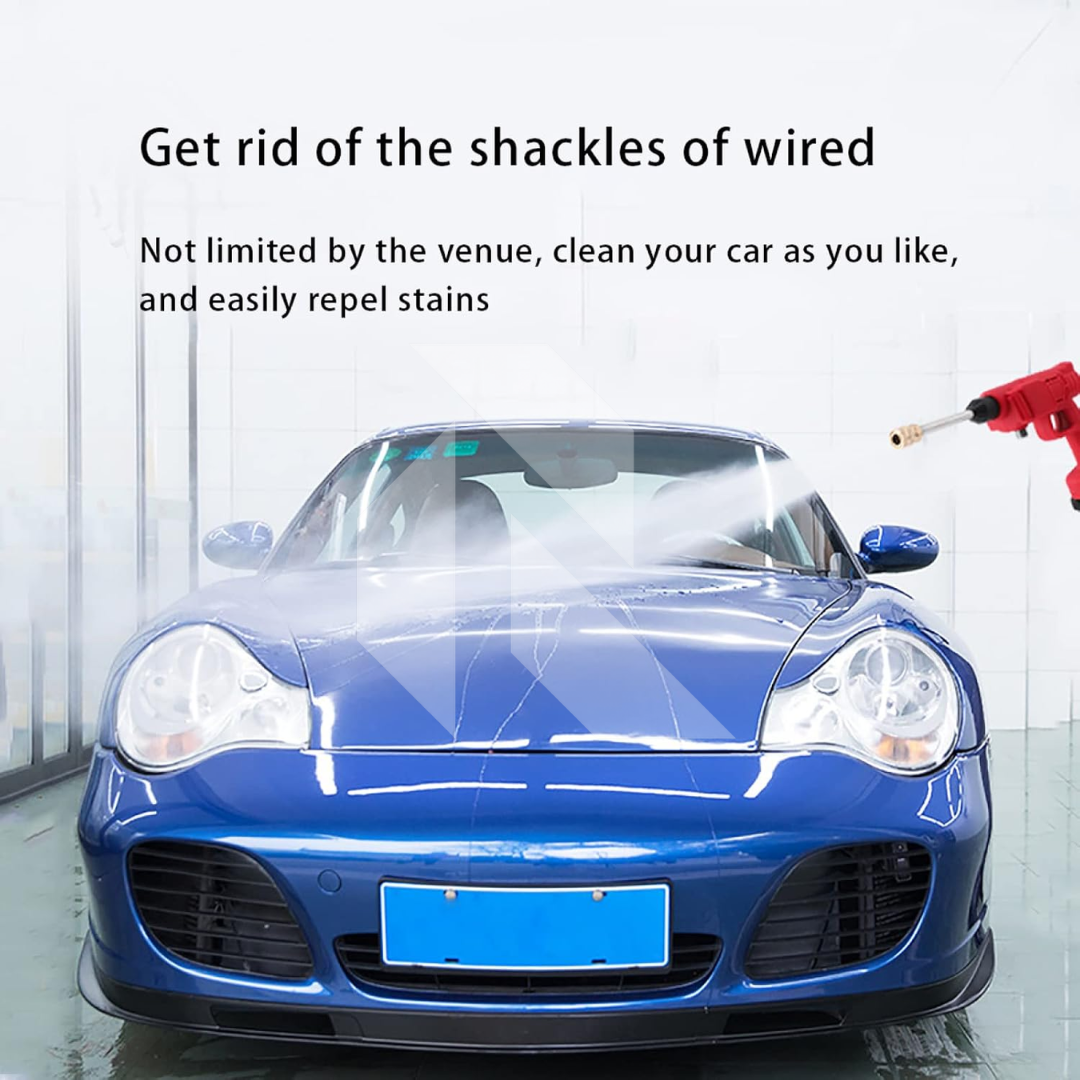 24V Double Battery Cordless Pressure Washer – Portable High Pressure Washer with Free 100ml Shampoo