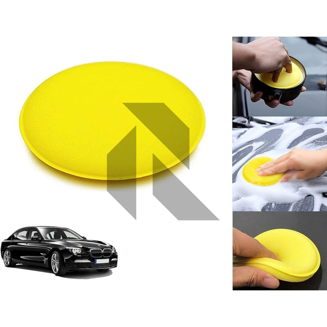 Premium Round Foam Applicator Pad – Ultra Soft Wax & Polish Sponge for Car Detailing