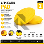Premium Round Foam Applicator Pad – Ultra Soft Wax & Polish Sponge for Car Detailing