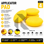 Premium Round Foam Applicator Pad – Ultra Soft Wax & Polish Sponge for Car Detailing