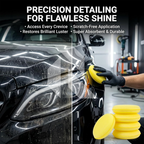 Premium Round Foam Applicator Pad – Ultra Soft Wax & Polish Sponge for Car Detailing