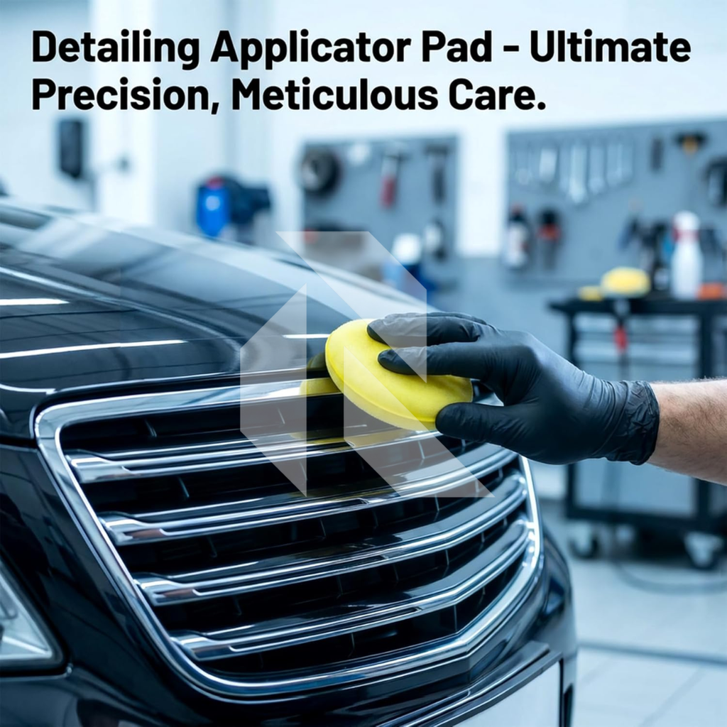 Premium Round Foam Applicator Pad – Ultra Soft Wax & Polish Sponge for Car Detailing