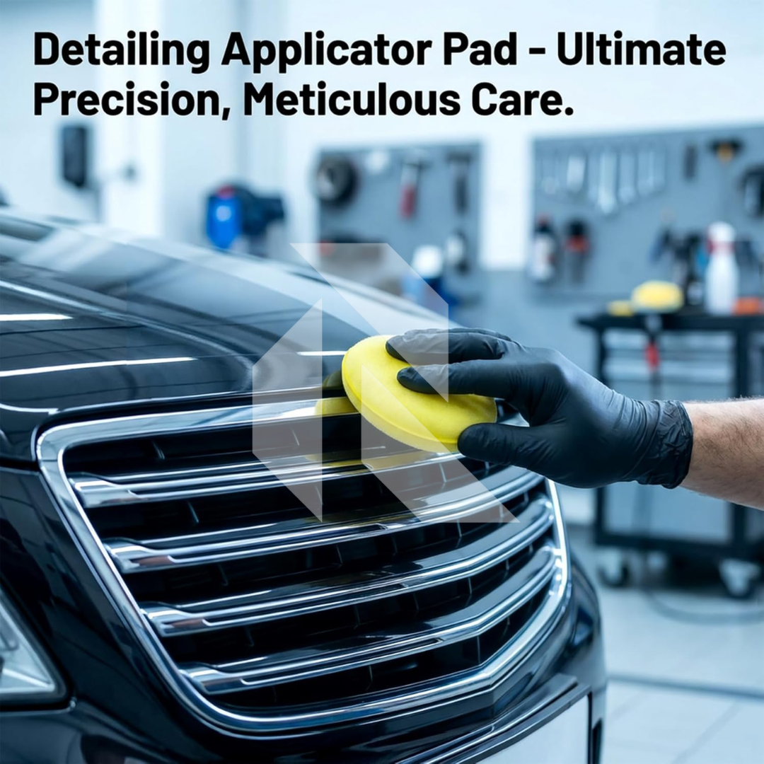 Premium Round Foam Applicator Pad – Ultra Soft Wax & Polish Sponge for Car Detailing