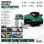 Safeer 95S7 High Pressure Washer 140 BAR 2800 RPM + Free Scratch Removal Wax