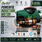 Safeer 95S7 High Pressure Washer 140 BAR 2800 RPM + Free Scratch Removal Wax