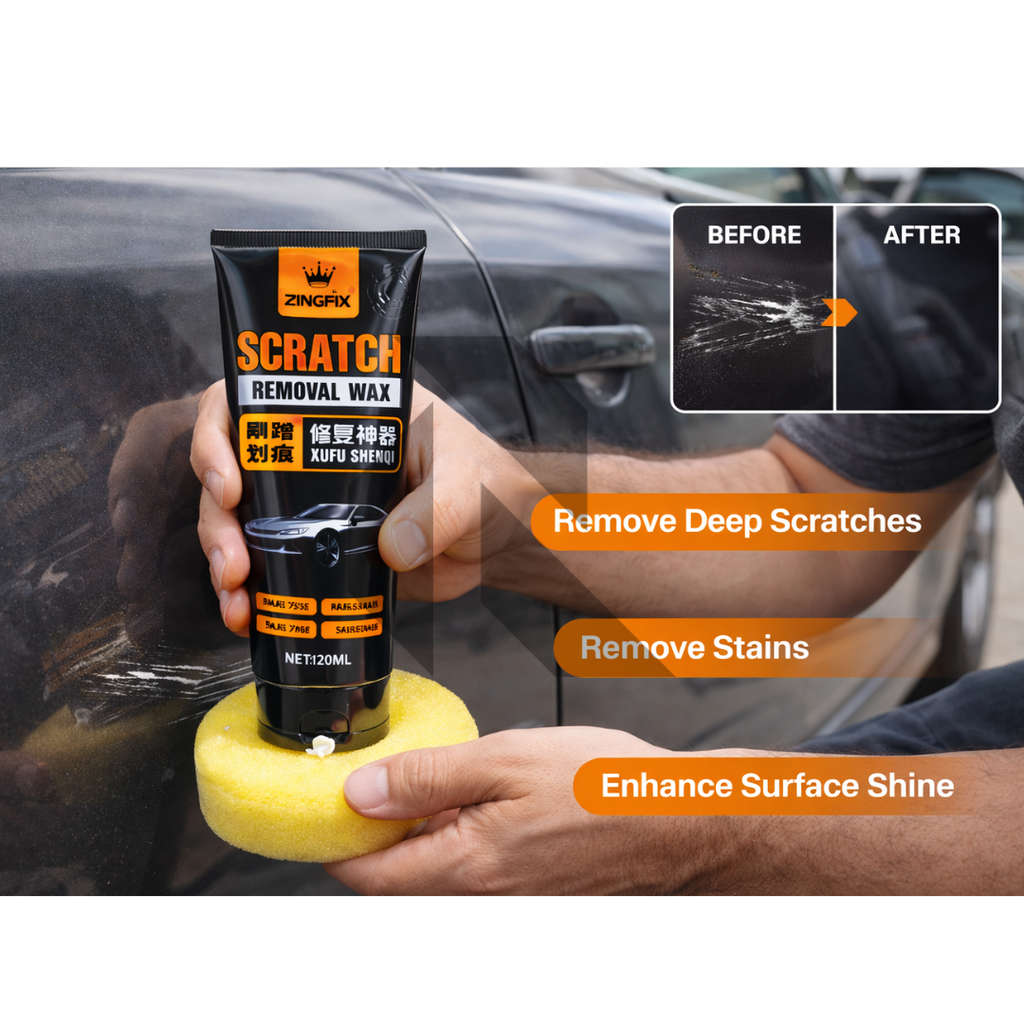 Zingfix Scratch Removal Wax 120ML – Car Scratch Remover Polish