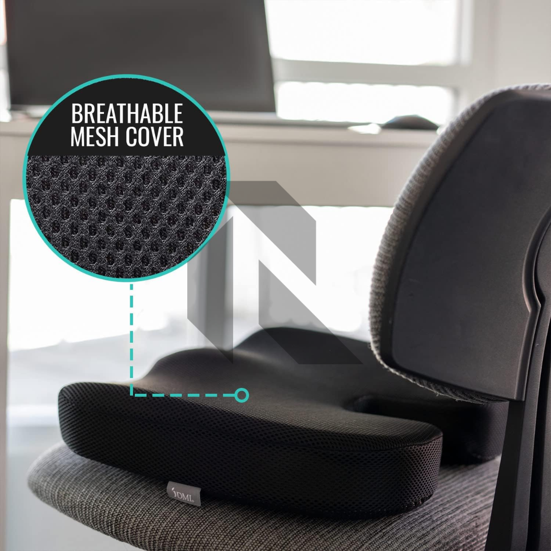 U-Shaped Foam Seat Cushion – Orthopedic Support Pillow for Sciatica & Back Pain Relief