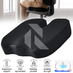U-Shaped Foam Seat Cushion – Orthopedic Support Pillow for Sciatica & Back Pain Relief