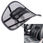 Universal Car Seat Back Support Mesh Cushion – Lower Back Pain Relief Support