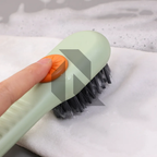 Car Soap Dispensing Cleaning Brush – Built-In Soap Dispenser Scrub Brush for Car Interior & Exterior